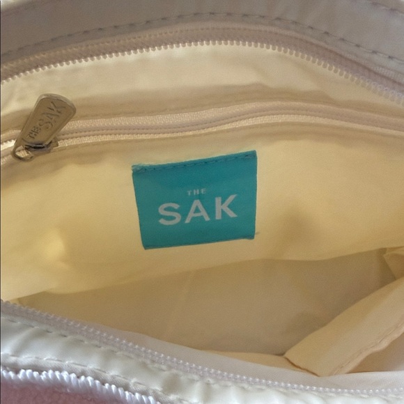 The Sak Cream crocheted mini Shoulder Tote - Picture 6 of 9